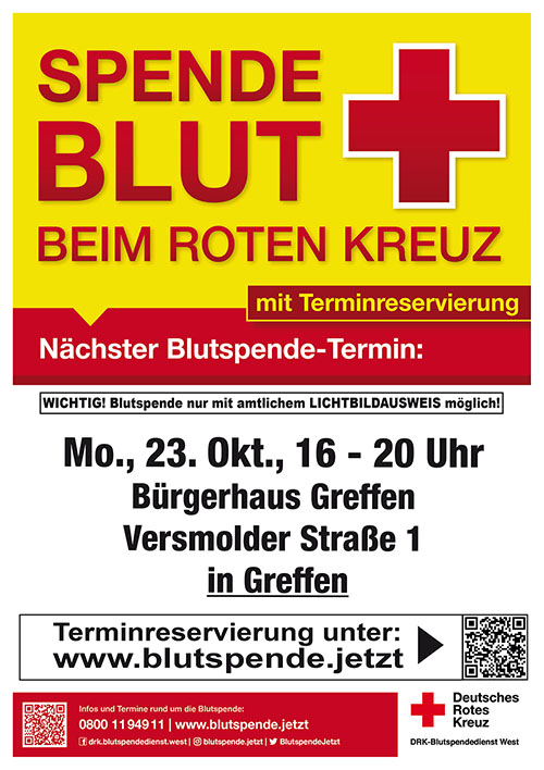 Blutspende - Bürgerverein Greffen e.V. in 33428 Harsewinkel-Greffen